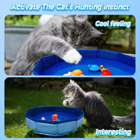 Foldable Pet Bathing Pool for Dogs and Cats - Portable and Easy to Clean