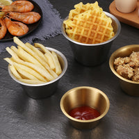 Stainless Steel Sauce Cups for Dipping, Ketchup, and Snacks - 304 Grade