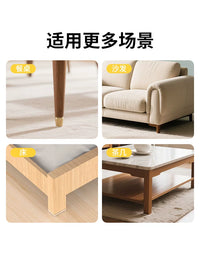 Furniture Protector Pads for Hardwood Floors - Anti-Scratch, Thick, Wear-Resistant, Transparent Chair and Table Leg Mats