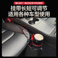 Car Console Side Water Bottle Holder for Large Insulated Mugs and Flasks