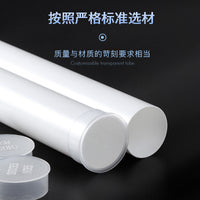 PP Plastic Oil Painting Packaging Tube with End Caps for Shipping Protection