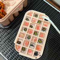 Ice Cube Tray with Press-Type Release, 2-in-1 Ice Ball Maker and Popsicle Mold for Refrigerator