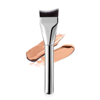 Crescent Foundation Brush Set with Protective Case, Flawless Coverage Makeup Applicator for Liquid, Cream, and Mask