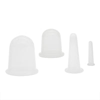 Silicone Cupping Therapy Set for Face and Body - Vacuum Suction Massage Cups