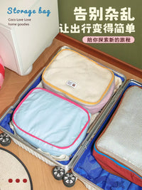 Breathable Mesh Travel Storage Bags for Clothes - Compressible & Portable Luggage Organizer