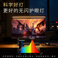 2026 Aluminum Alloy RGB Full Spectrum Monitor Light Bar with Human Sensor