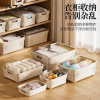Plastic Storage Bins with Handles for Snacks, Toys, and Household Organization
