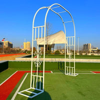 European Style Iron Archway Trellis for Climbing Plants Outdoor Garden Decor