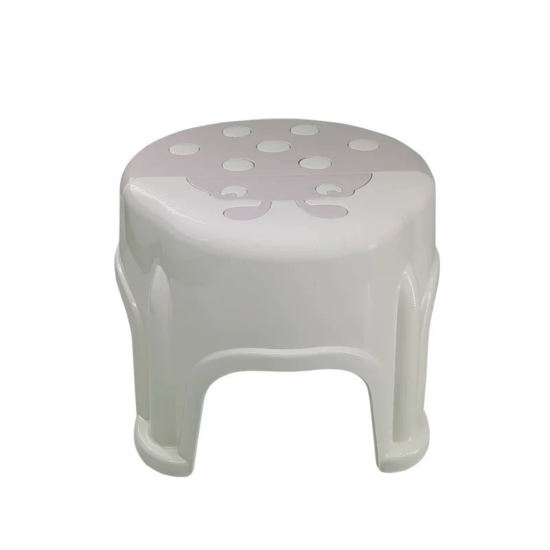 Non-Slip Plastic Bathroom Stool for Home Use