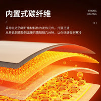 New Carbon Fiber Electric Heater Wall-Mounted Standing or Lying Bathroom Office Energy-Saving Silent Electric Heater for Home Use