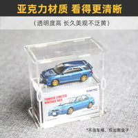 Buy 5 Get 1 Free Display Case for Tomica TLV Red/White/Black Box 1:64 Scale Diecast Car Models