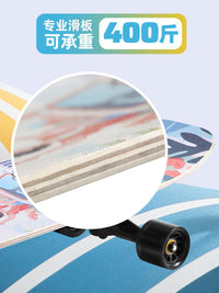 Surfskate Skateboard for Beginners, Adults, Teens, and Kids - Flashing Wheels