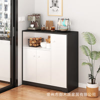 New Chinese Style Sideboard Wine Cabinet Kitchen Storage Cabinet Living Room Wall Shelf Home Furniture