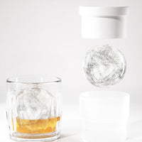 Silicone Sphere Ice Ball Maker for Whiskey and Cocktails, Reusable Ice Mold