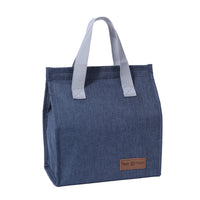 Portable Insulated Lunch Bag with Aluminum Film Lining, Large Capacity Waterproof Bento Tote