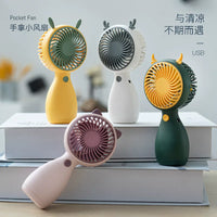 Cute Cat USB Mini Desk Fan for Students and Kids