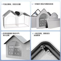 Pet Cooling House for Cats and Small Dogs, Summer Ice Nest with Cooling Gel Packs
