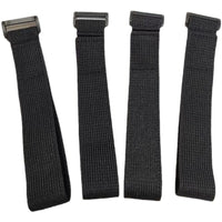 Elastic Hook and Loop Cinch Straps with Buckle for Bundling and Securing