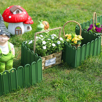 Garden Edging Fence Decorative Border for Flower Beds and Pathways