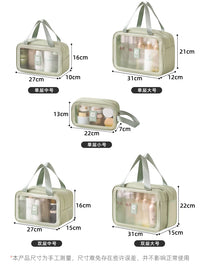 Waterproof Portable Travel Toiletry Bag with Dry/Wet Separation for Cosmetics, Shower, and Swimming