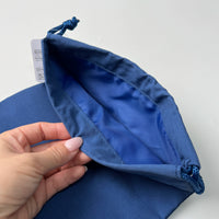 Travel Drawstring Storage Bag for Toiletries and Organization, Blue