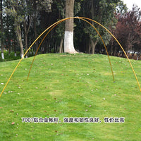 7001 Aluminum Alloy Tent Pole Set for 2-Person Tents, Foldable & Lightweight Support Rods