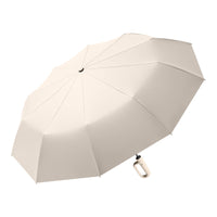 Automatic Folding Umbrella with Ring Buckle, Business Gift, UV Protection, Portable