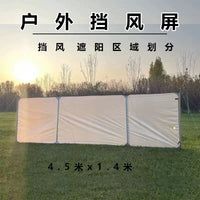 Outdoor Windproof Camping Screen Portable Windbreak Wall for Patio and Stall
