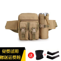 Cycling Fishing Lure Waist Pack with Water Bottle Holder, Outdoor Travel Crossbody Bag for Men