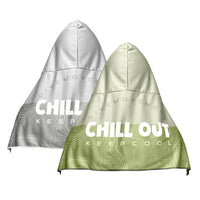 Hooded Cooling Towel T-Shape Shawl for Outdoor Sports Sun Protection Quick Dry