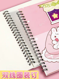 A4 Thickened Sketchbook for Beginners, Art Drawing Book for Primary School Students, Blank Art Album for Painting and Coloring