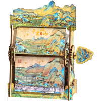 DIY Hand-Crank Perpetual Calendar 2026 with Traditional Chinese Art Design