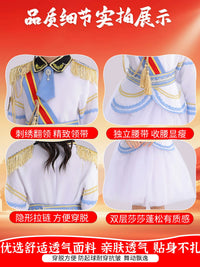 Children's Flag Bearer Performance Uniform for School Ceremonies and Marching Bands