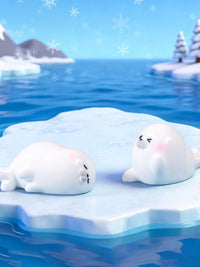 Miniature Seal Ocean Animal Figurines for Micro Landscape and Aquarium Decor