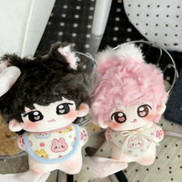 Mu Zhicheng & Wang Lujie 10cm Cotton Doll Plush Keychain Pendant