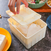 DIY Tofu Press Kit with Mold and Cloth for Homemade Tofu Making