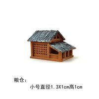 Miniature Pavilion Micro Landscape Ornaments for Bonsai and Zen Gardens