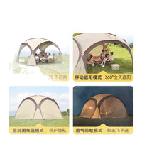 2026 Outdoor Dome Canopy Tent Large Sunshade Rainproof Portable Camping Shelter