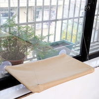 Window Mounted Cat Hammock with Suction Cups - Detachable & Washable Pet Bed for Cats
