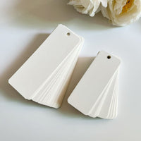 DIY Blank Bookmark Cards with Hole for Messages and Learning