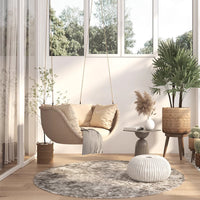 Outdoor Leisure Swing Basket Chair Indoor Balcony Woven Rattan Seat Patio Rattan Chair Single Nordic Rocking Chair