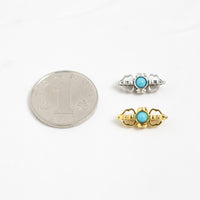 Vajra Dorje Phurba Turquoise Bead Back Cloud Pendant for Bracelets and Mala