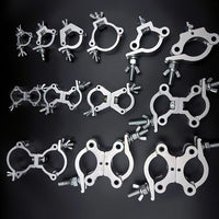 Aluminum Alloy Scaffolding Clamp for Round Tubes, Double/Single Ring Swivel Coupler