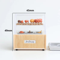 Miniature Oden Machine or Bread Cabinet for Dollhouse Supermarket/Bakery Scene