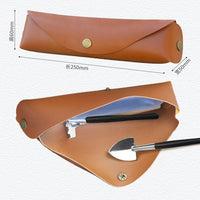 Mini Garden Tool Set with Leather Pouch for Succulents & Potted Plants