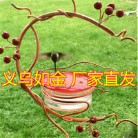 Hummingbird Feeder Window Hanging Metal Outdoor Bird Feeder