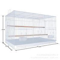 Large Household Bird Cage for Parakeets, Mynahs, Thrushes, and Pigeons