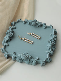 Baroque Jewelry Display Tray for Earrings, Bracelets, and Necklaces - European Style Decorative Organizer for Photoshoots