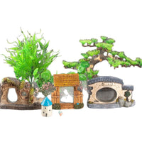Aquarium Landscaping Resin Ornaments for Fish Tank Micro-Landscape Decor