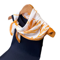 Beach Vacation Print Imitation Silk Scarf Shawl for Women